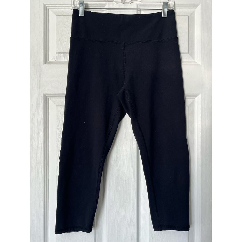Marika Mesh Inset Cropped Leggings - Size L